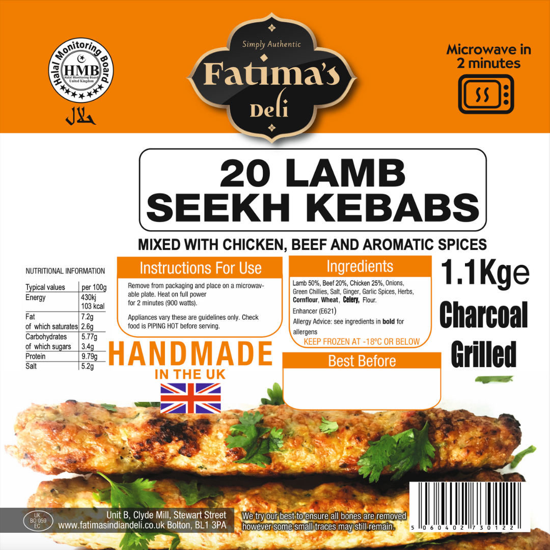 Lamb Seekh Kebabs