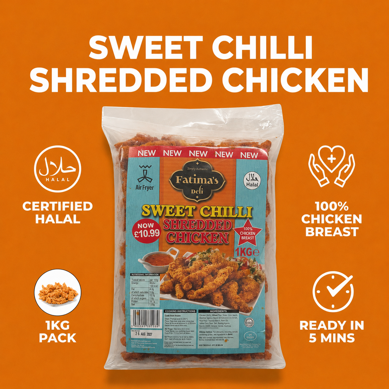 Sweet Chilli Shredded Chicken
