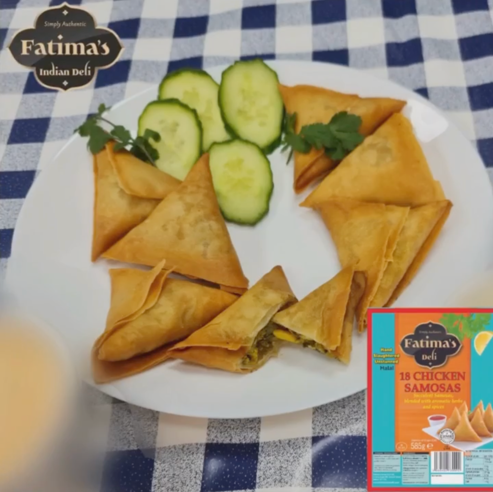 Chicken Samosas (Pack of 18 or 50)