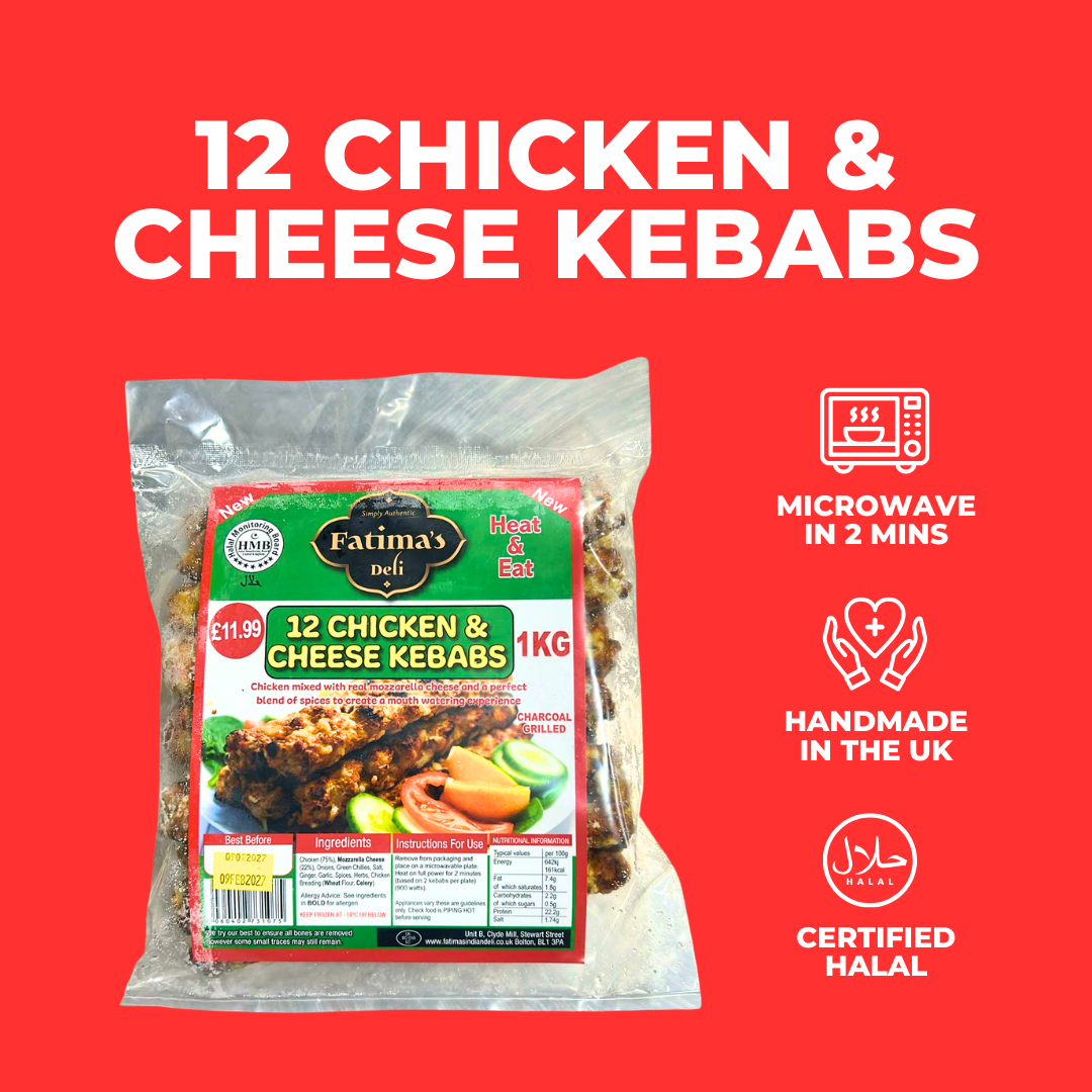 Chicken and Cheese Kebabs