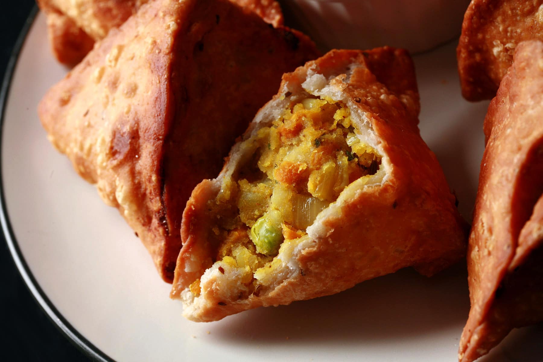 Punjabi Chicken Samosas