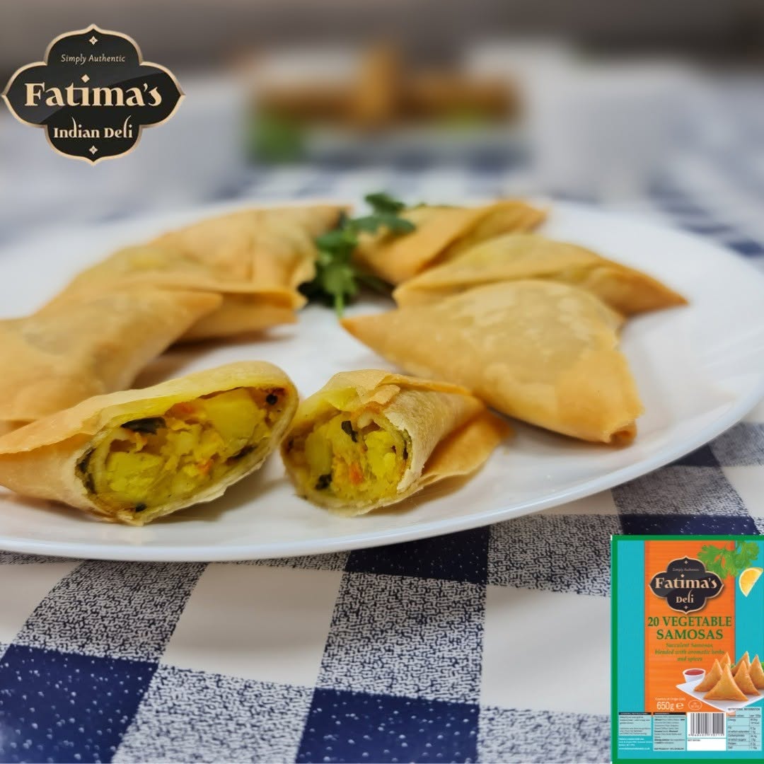 Vegetable Samosas - (Pack of 18 or 50)