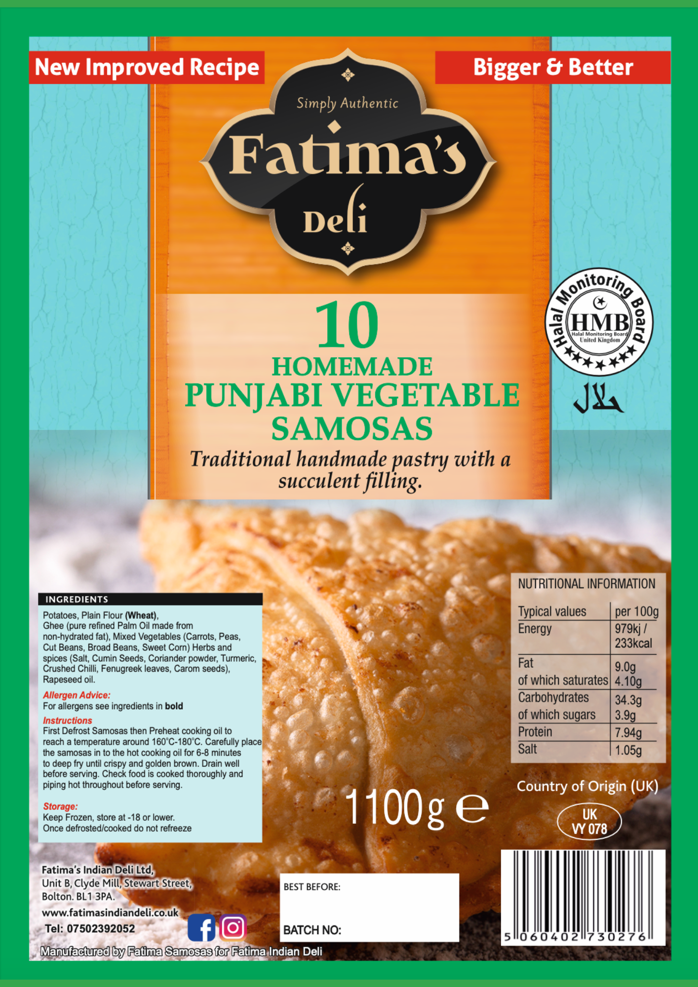Punjabi Vegetable Samosas