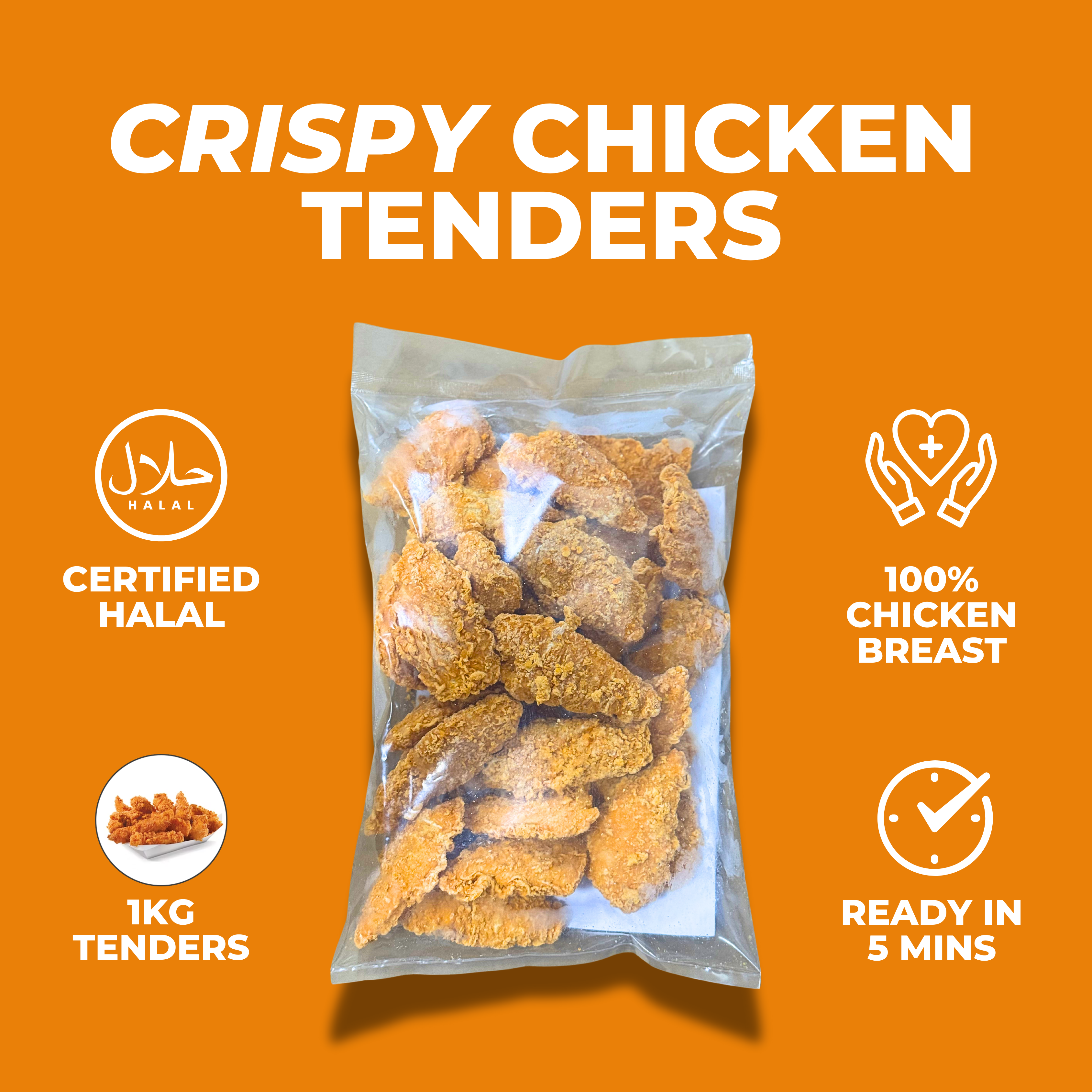 Crispy Chicken Tenders (Hot N Spicy)