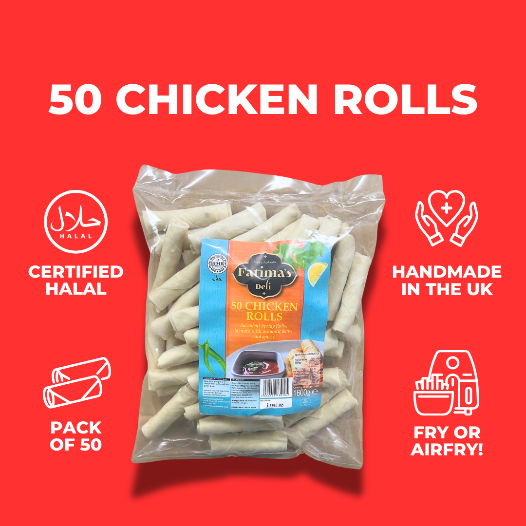 Chicken Spring Rolls (Pack of 18 or 50)