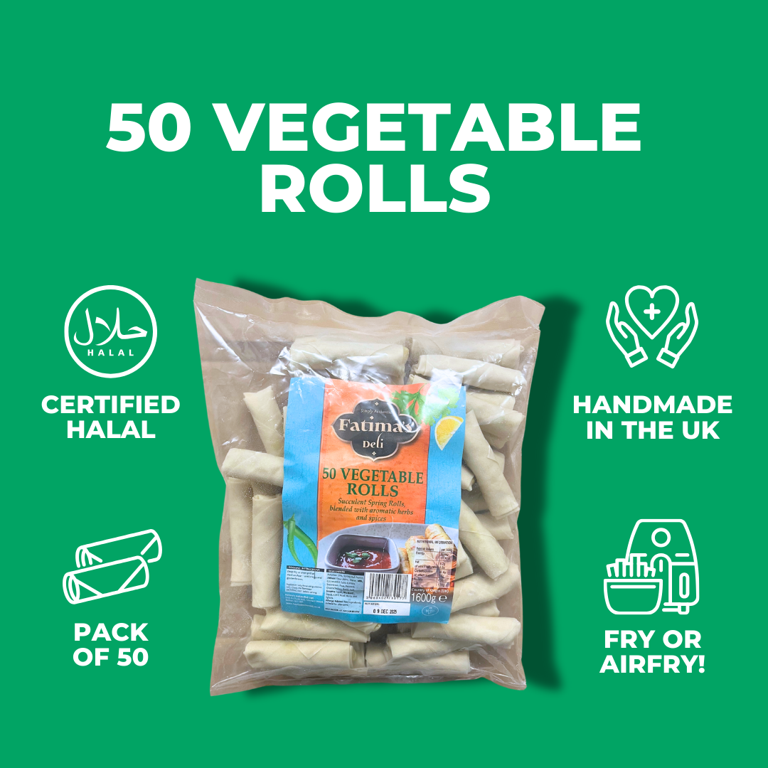 Vegetable Spring Rolls (Pack of 18 or 50)