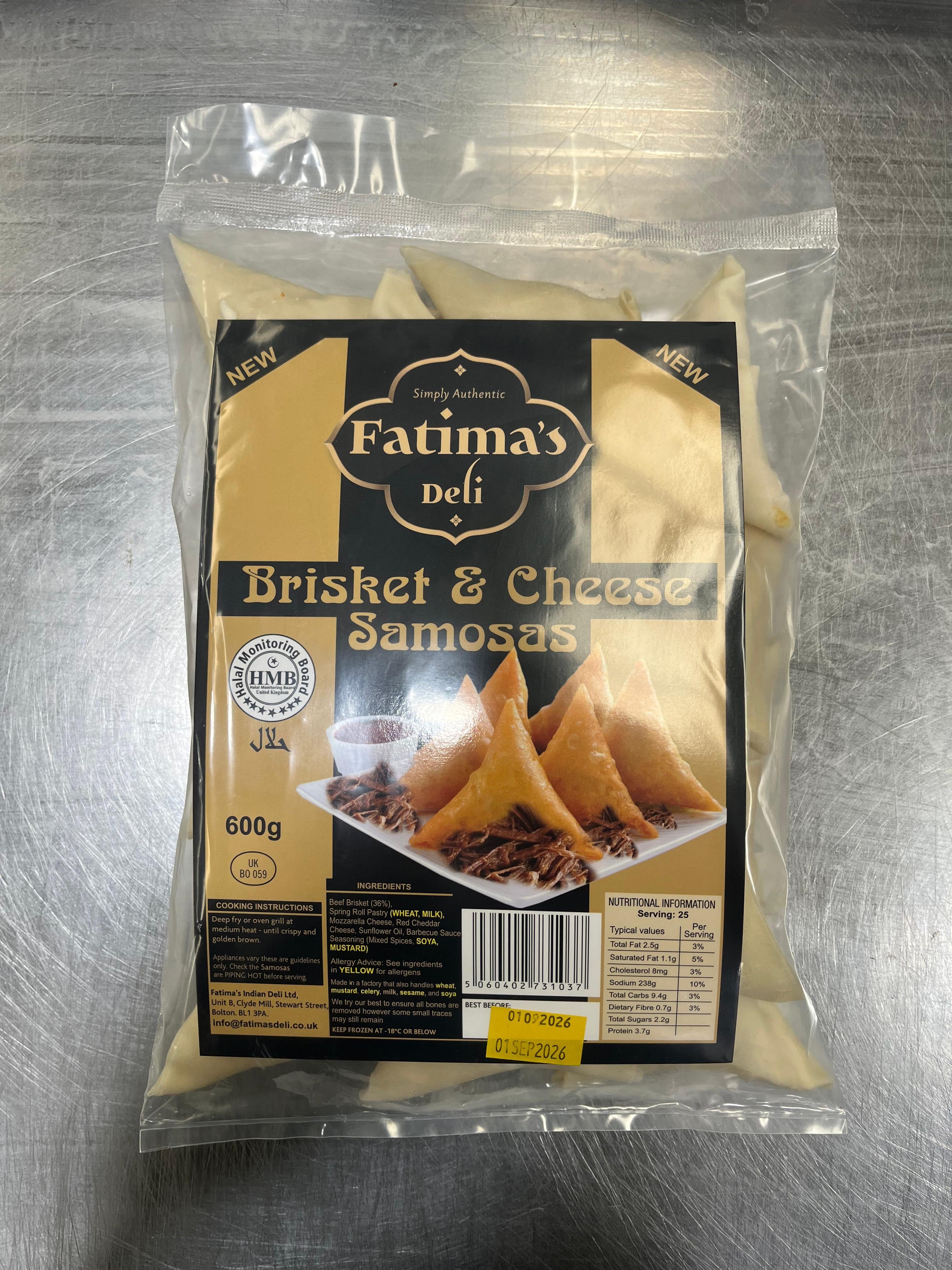 Brisket & Cheese Samosas (Pack of 15)