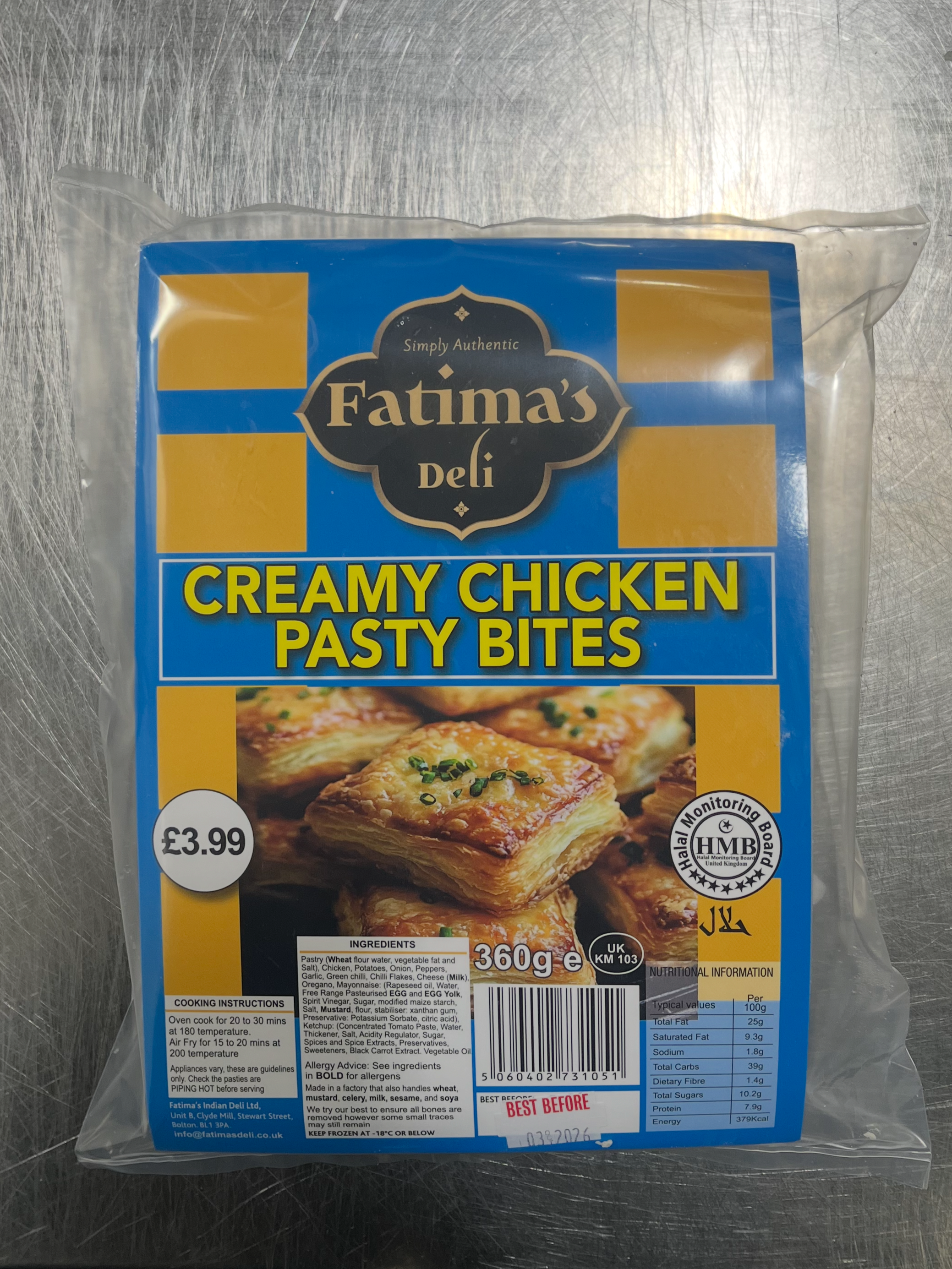 Creamy Chicken Pasty Bites