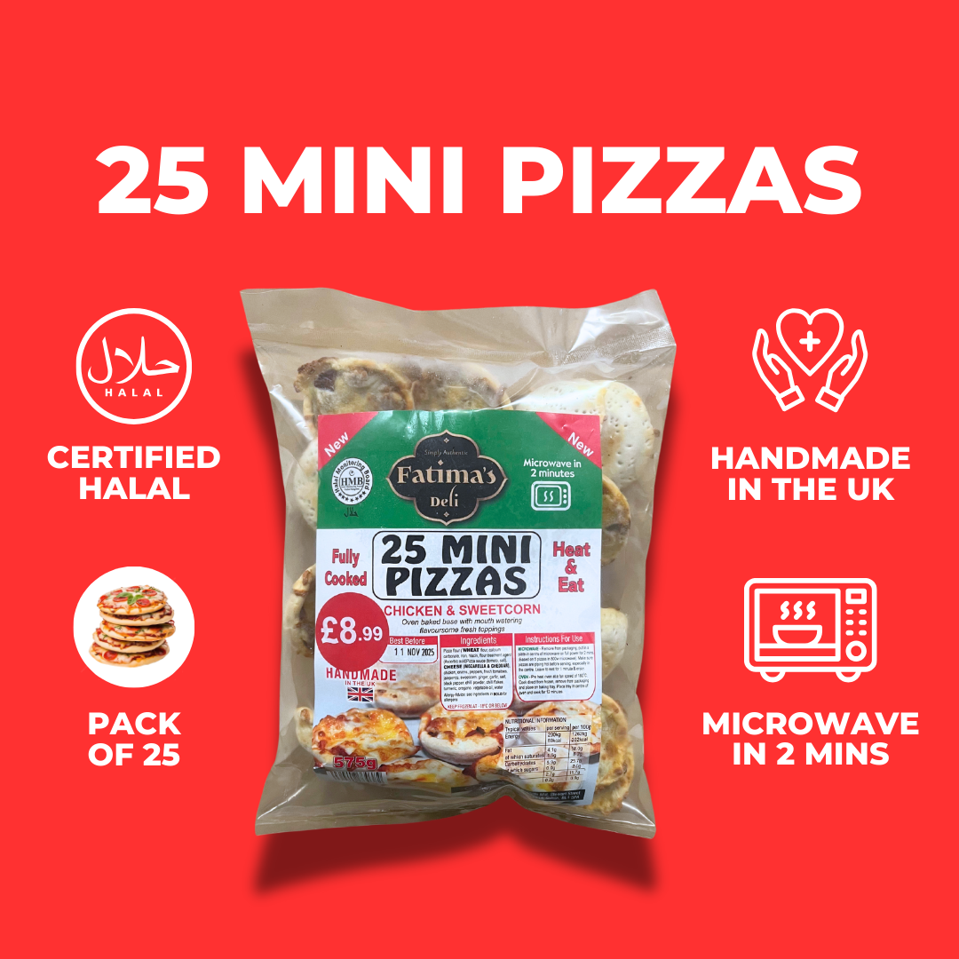 Mini Pizzas (Pack of 25)