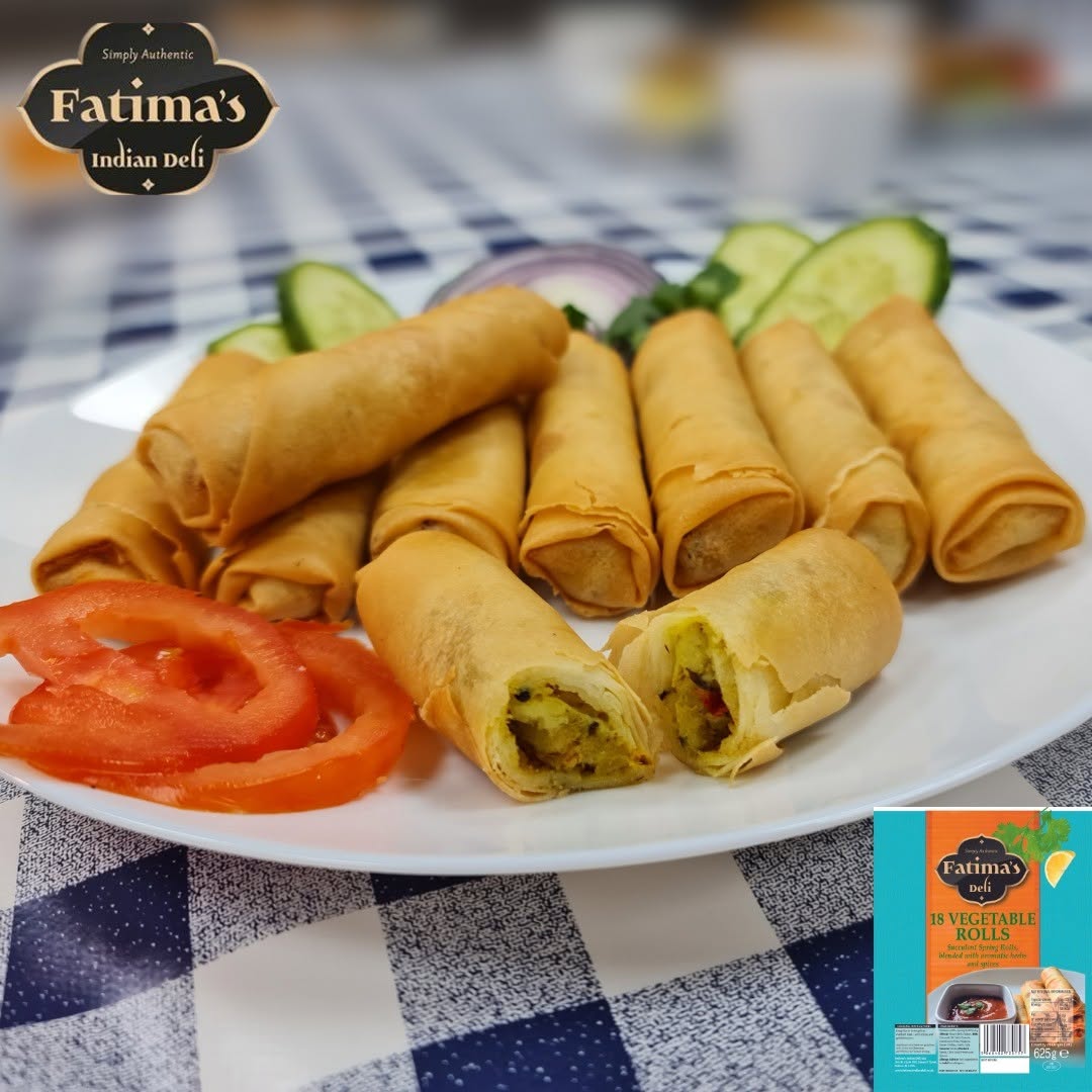 Vegetable Spring Rolls (Pack of 18 or 50)
